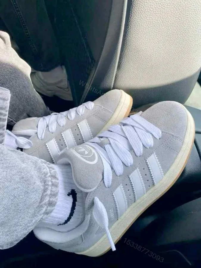 View 1 of First Copy Grey White Men’s Sneakers Premium Quality Casual Sports Shoes