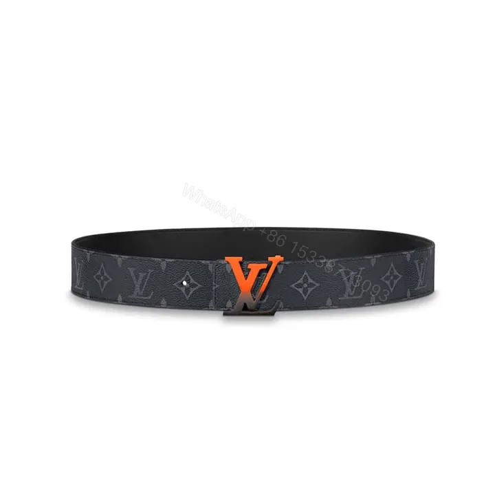 View 1 of LOUIS VUITTON INITIALES 40MM REVERSIBLE MONOGRAM CANVAS BELT – B96