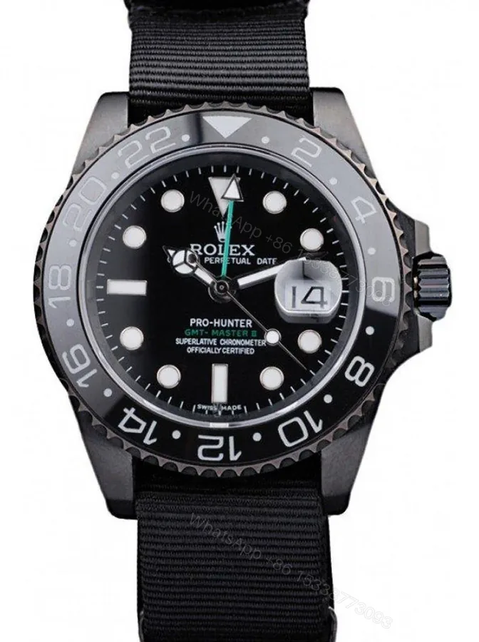 View 1 of Superclone Rolex GMT-Master II Black Dial REP016827