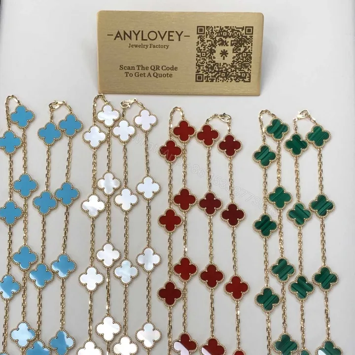 View 1 of Van Cleef & Arpels Vintage Alhambra Long Necklace 20 Motif