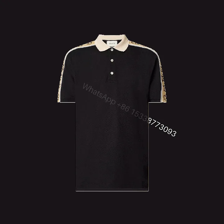 View 1 of GUCCI WEB STRIPE POLO SHIRT – GC88