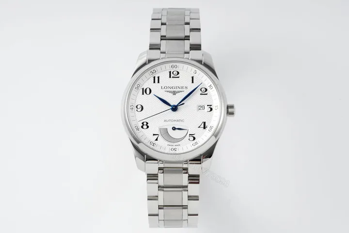 View 1 of Longines Master Collection Automatic Watch Silver with Blue Hands