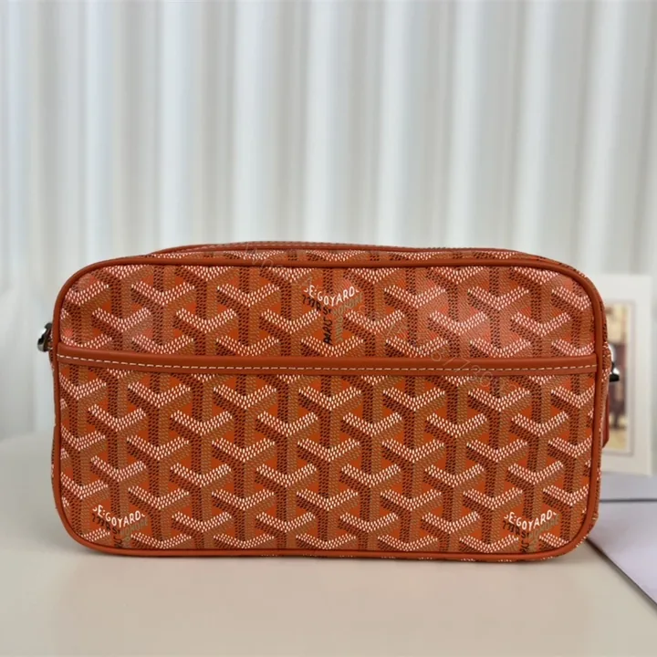 View 1 of 高仿Goyard*CAPVEP11相機郵差包橙色小號免檢版