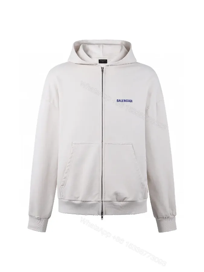 View 1 of Neutral Knit Zip Hoodie: Minimalist, Versatile Luxury layer