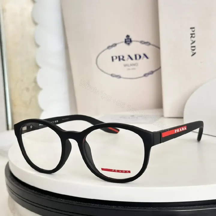 View 1 of Bold Black Acetate Eyewear – Modern Minimalist Frames with Red Accents