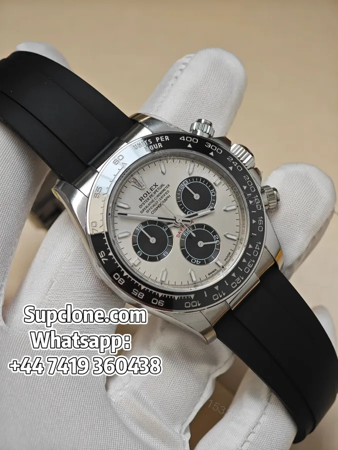 View 1 of Rolex Daytona Super Clone M126519LN-0006 Silver Dial 4131 Movement