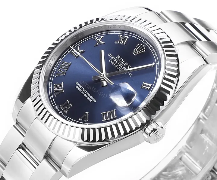 View 1 of JH Factory Clean Factory DDF Blue Datejust 41mm Steel Watch
