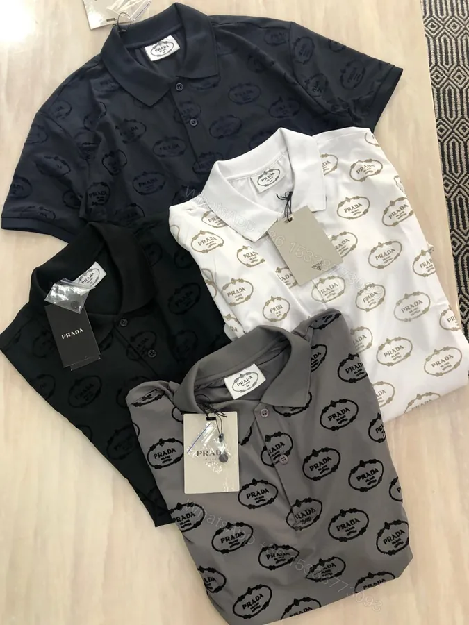 View 1 of First Copy PRADA Premium Imported Fabric Polos