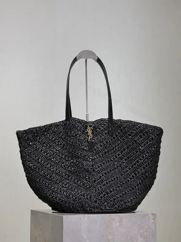 View 1 of Gold-Accent Crochet Tote: Premium Texture, All-Day Carry
