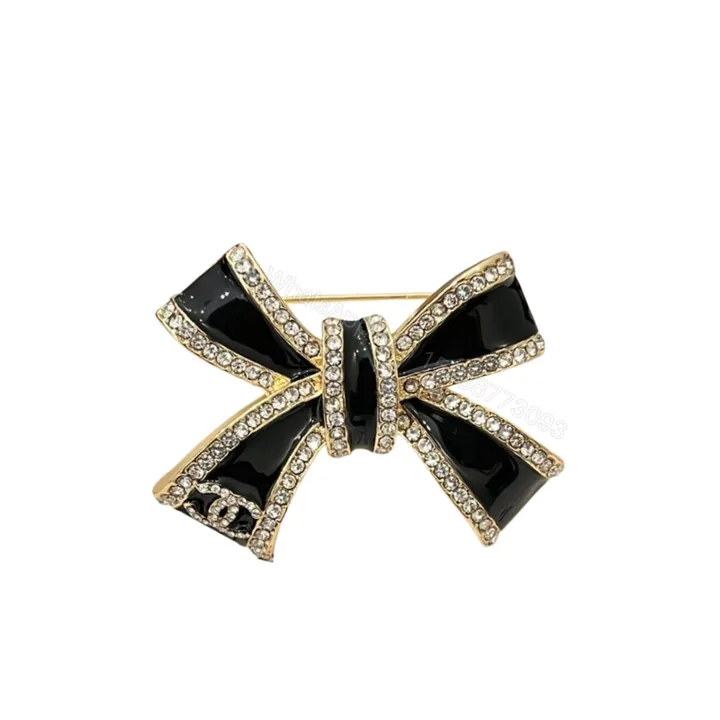 View 1 of Chanel Brooch Metal Resin And Strass Gold