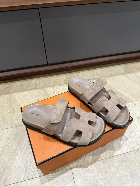 View 1 of Soft Suede HermÃ ̈s-Inspired Sandals: Elevated Comfort, All-Day Luxury