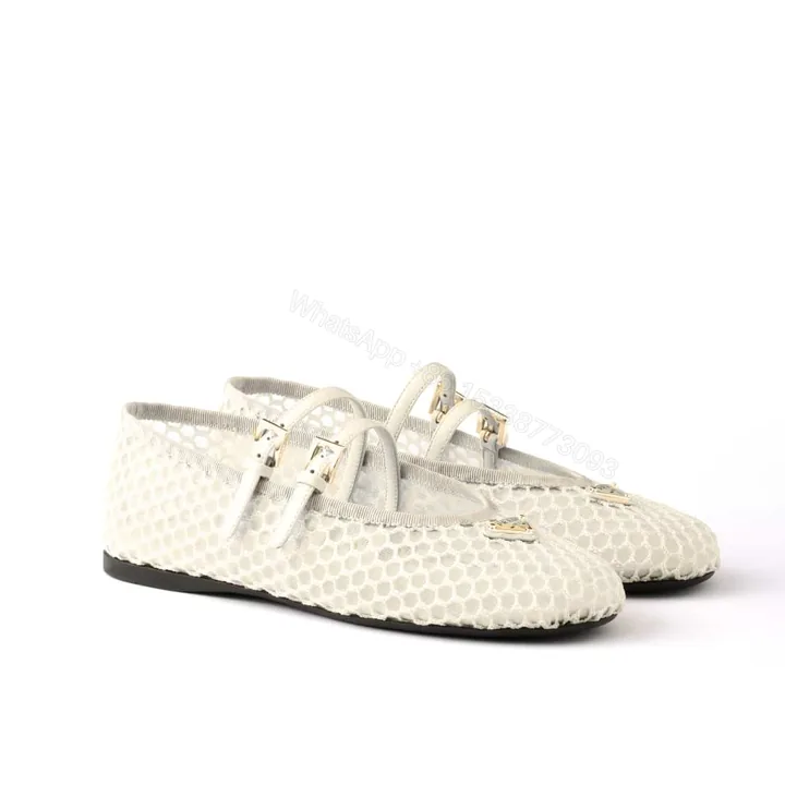 View 1 of PRADA MESH FABRIC BALLERINAS BEIGE 1F915N 099 F0485 F 005