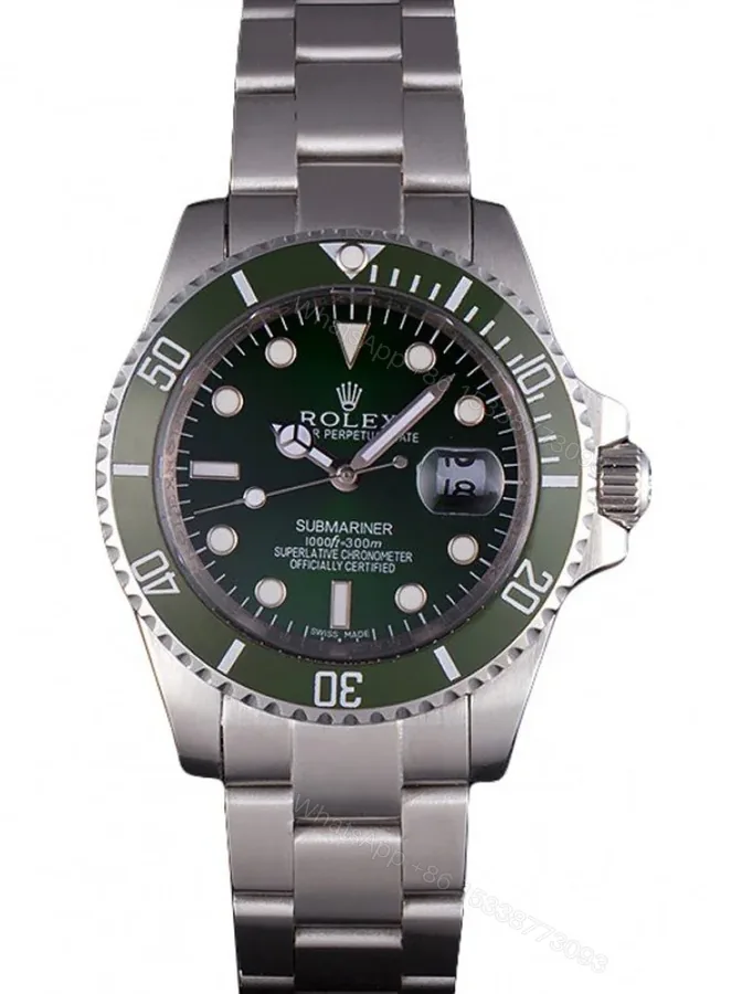 View 1 of Superclone Rolex Submariner Green Dial Mechanism-SRL51