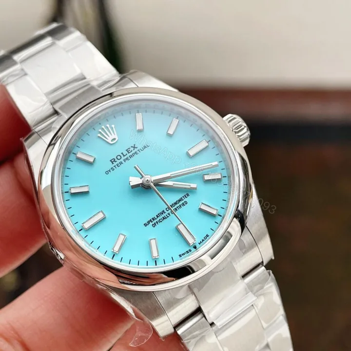 View 1 of EWF Factory 1:1 Rolex Oyster Perpetual 31mm 277200 Best Edition LIGHT BLUE