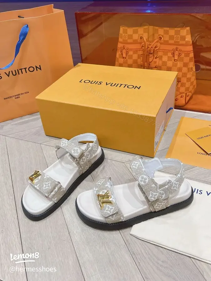 View 1 of First Copy Louis Vuitton Sandals
