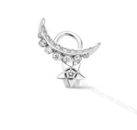 View 1 of CHANEL LUNE DE CHANEL SINGLE CLIP EARRINGS