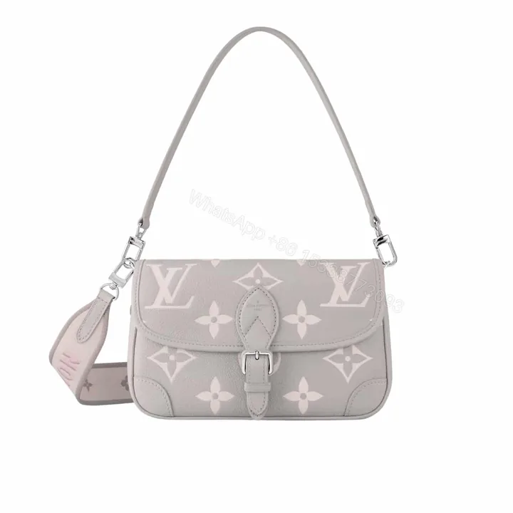 View 1 of LOUIS VUITTON DIANE MONOGRAM EMPREINTE BRUME AND QUARTZ 25CM M14214