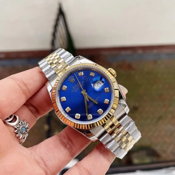 View 1 of Rolex DateJust 31mm Ladies 278289 BPF Blue /gold Dial 316L steel