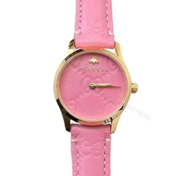 View 1 of Gucci G Timeless Watch Pink Dial 27Mm