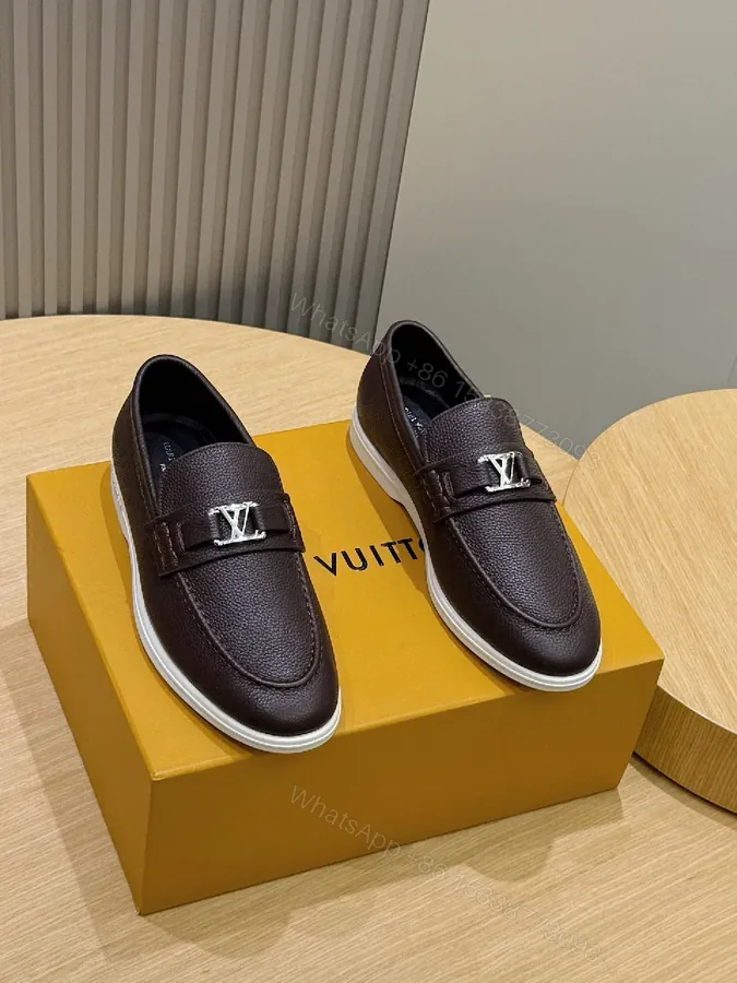 View 1 of Premium Quilted Loafer with Signature Hardware, Leather, Modern Slip-On