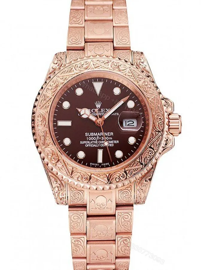 View 1 of Superclone Rolex Submariner Brown Dial 1454087