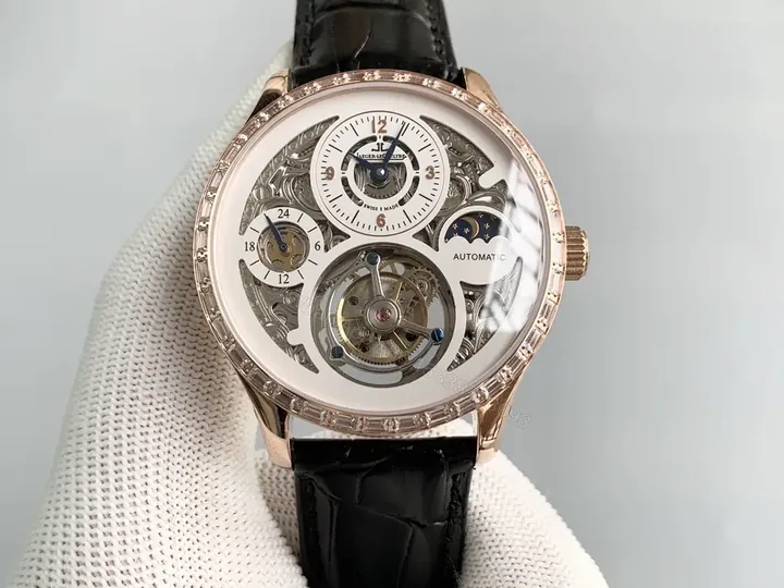 View 1 of Fake Cronus Art Universe Tourbillon Premium Leather Strap 42MM CM015-010
