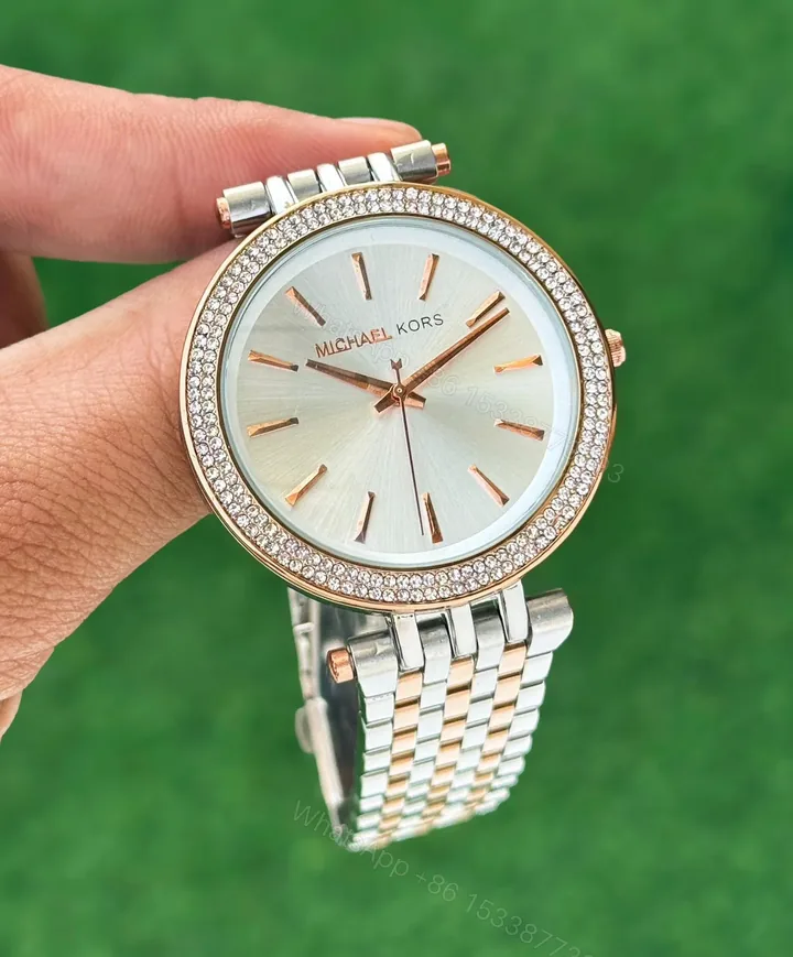 View 1 of Michael Kors Darci Crystal Bezel