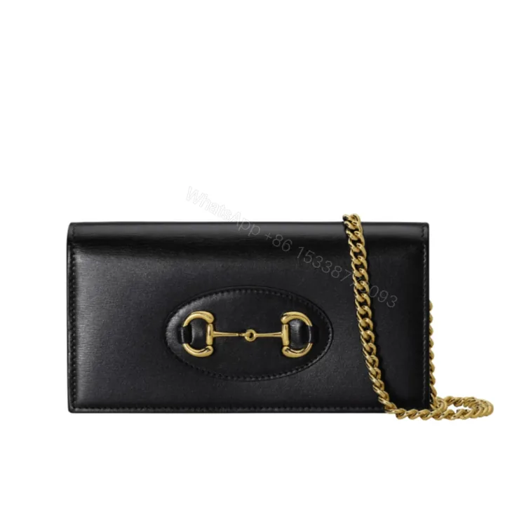 View 1 of Gucci Horsebit 1955 Wallet With Chain Black 20Cm 621892 0YK0G 1000