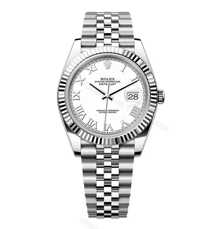 View 1 of Rolex Datejust White Roman Dial 126334-0024 41 mm