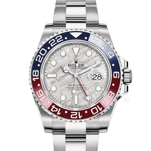 View 1 of Replica Rolex GMT-Master II Meteorite Dial 126719BLRO “Superman”