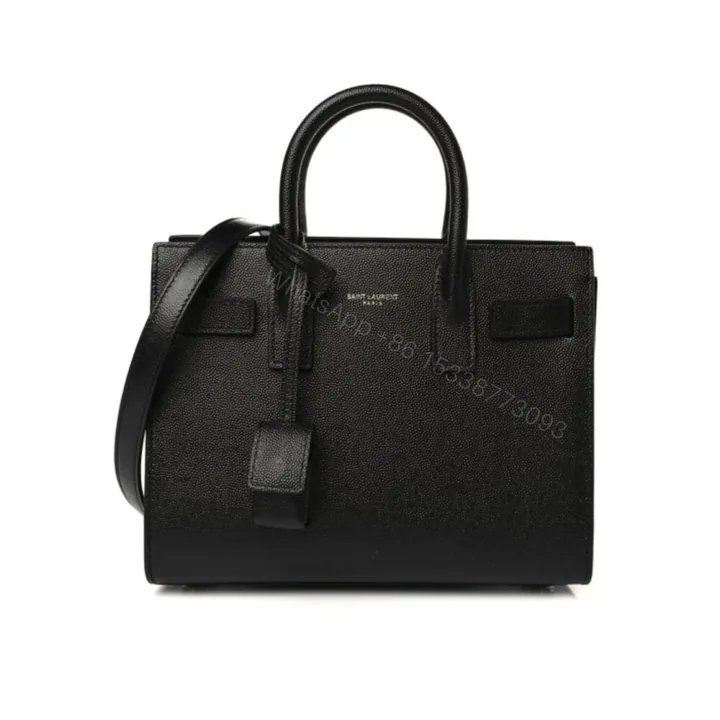 View 1 of Saint Laurent Sac De Jour Baby In Grained Black 26Cm