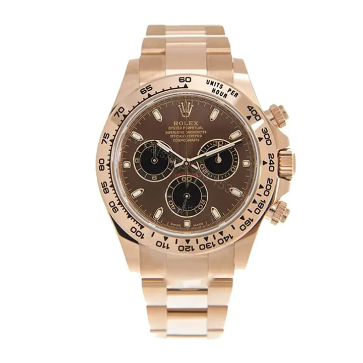 View 1 of Rolex Daytona 116505 Super Clone: 40mm Everose Gold Brown Dial