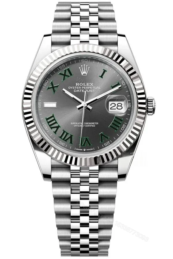 View 1 of Rolex Datejust M126334 Super Clone – Wimbledon Grey Dial 41mm
