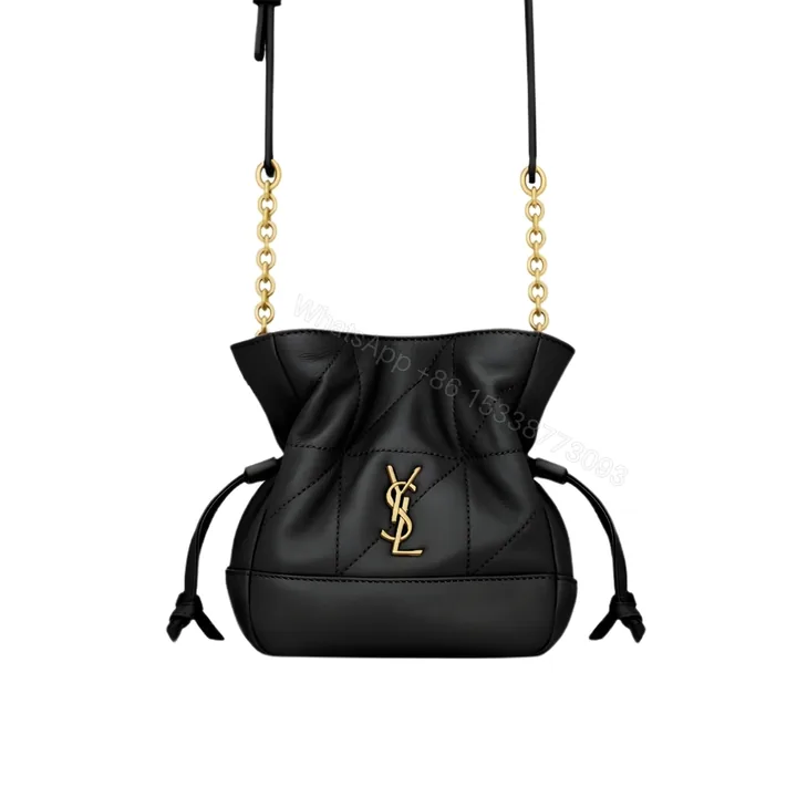 View 1 of Saint Laurent Jamie Mini Shoulder Pouch Black 14Cm