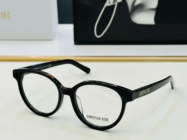 View 1 of Bold Black Round Eyeglasses: Subtle Luxury Eyewear