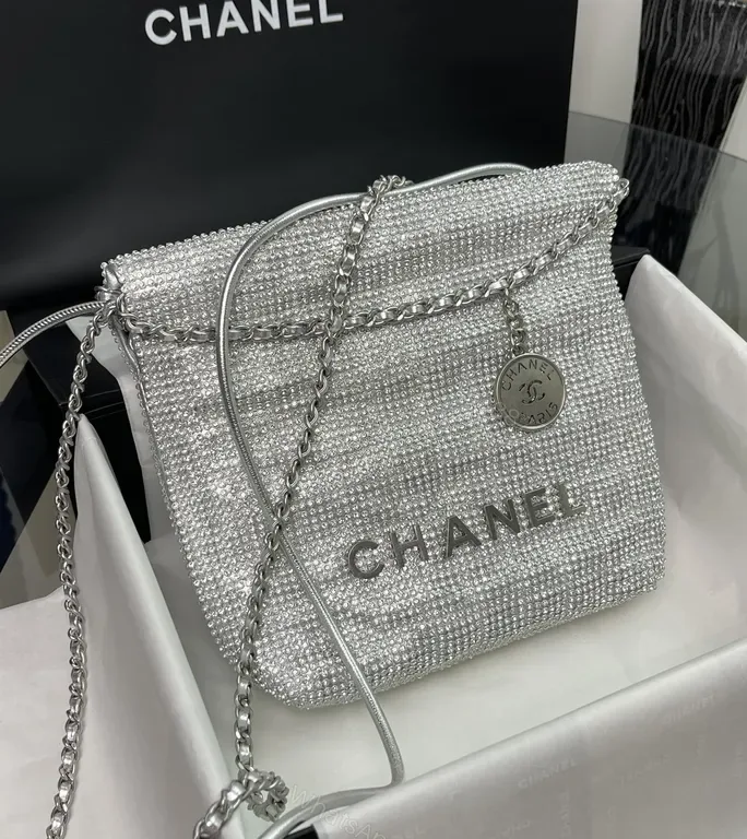 View 1 of Glimmering CHANEL Crystal Tote: Luxe Everyday Shine