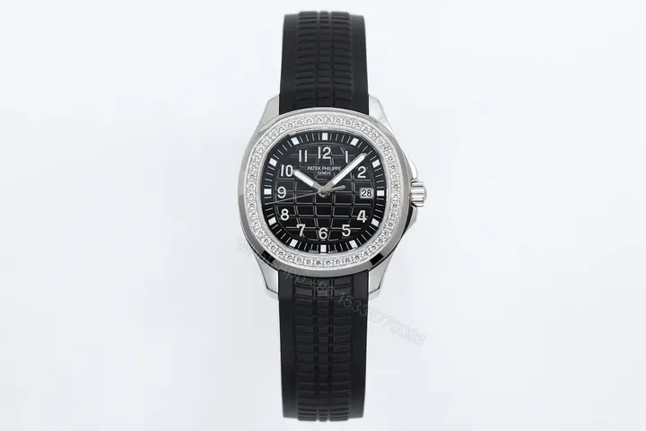 View 1 of Patek Philippe Aquanaut Black Diamond Watch Rubber Strap Ultimate 39MM PP-AQUANAUT-5267-BLK-DIA-RUB