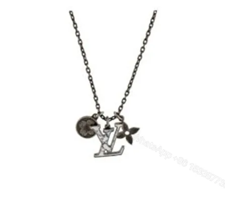 View 1 of LV Initiales Pendant Necklace