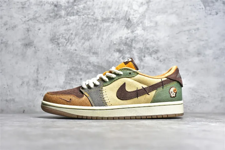 View 1 of Zion Williamson x Air Jordan 1 Retro low og “voodoo” Replica