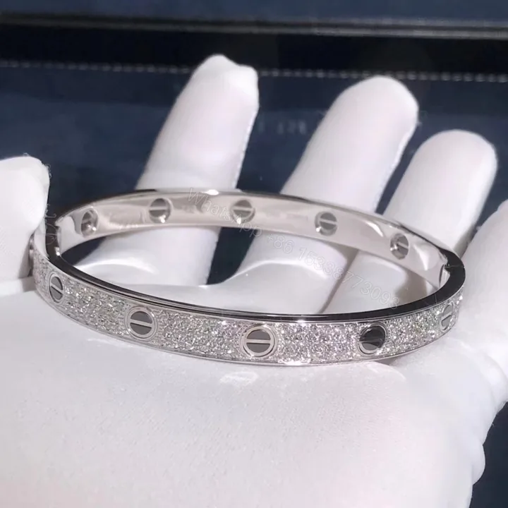 View 1 of Cartier Love Bracelet, paved diamonds, black ceramic