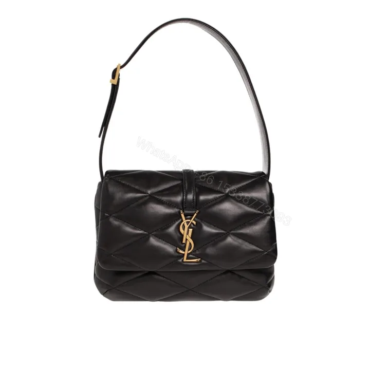 View 1 of Saint Laurent Le 57 Quilted Shoulder Bag Black 21Cm