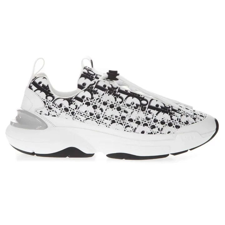 View 1 of DIOR B24 CANNAGE MOTIF BLACK SNEAKER – CD21