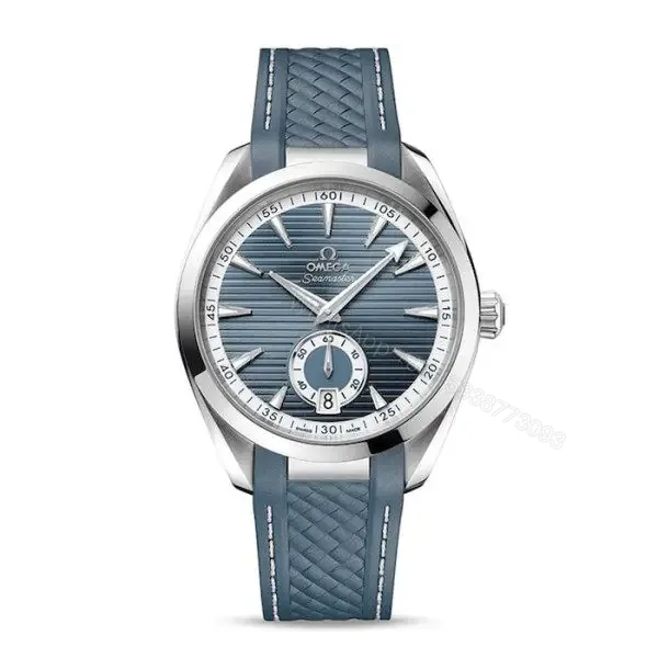 View 1 of Replica Omega Aquaterra Men Automatic Blue Rubber Watch O22012412103005