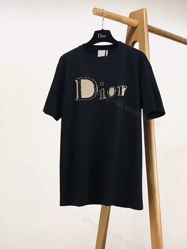 View 1 of Luminous Logo Tee: Black Cotton, Luxe Streetwear, Statement Tee