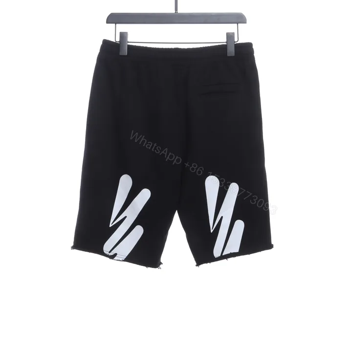 View 1 of Off-White ECG Printed Shorts