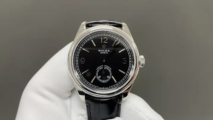 View 1 of Rolex Perpetual 1908 39 White Gold Black Dial 52509-0002