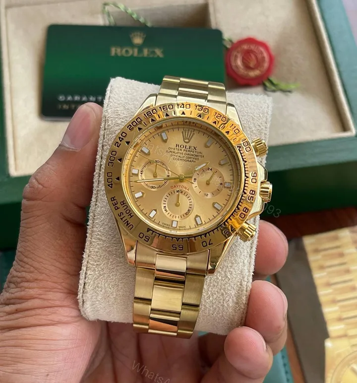 View 1 of Rolex Daytona Oyester Perpetual Golden Dial 43mm Chronograph