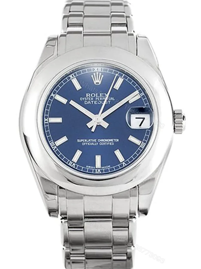 View 1 of Replica Rolex Datejust Blue Dial 81209 31 mm