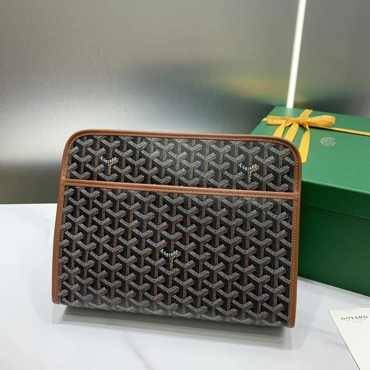 View 1 of 高仿Goyard*JOUVEM2多功能洗漱手拿包棕色大號免檢版