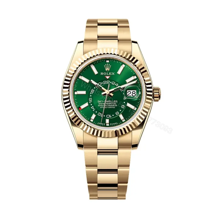 View 1 of Rolex Sky-Dweller Green Dial 336938 (Oyster)